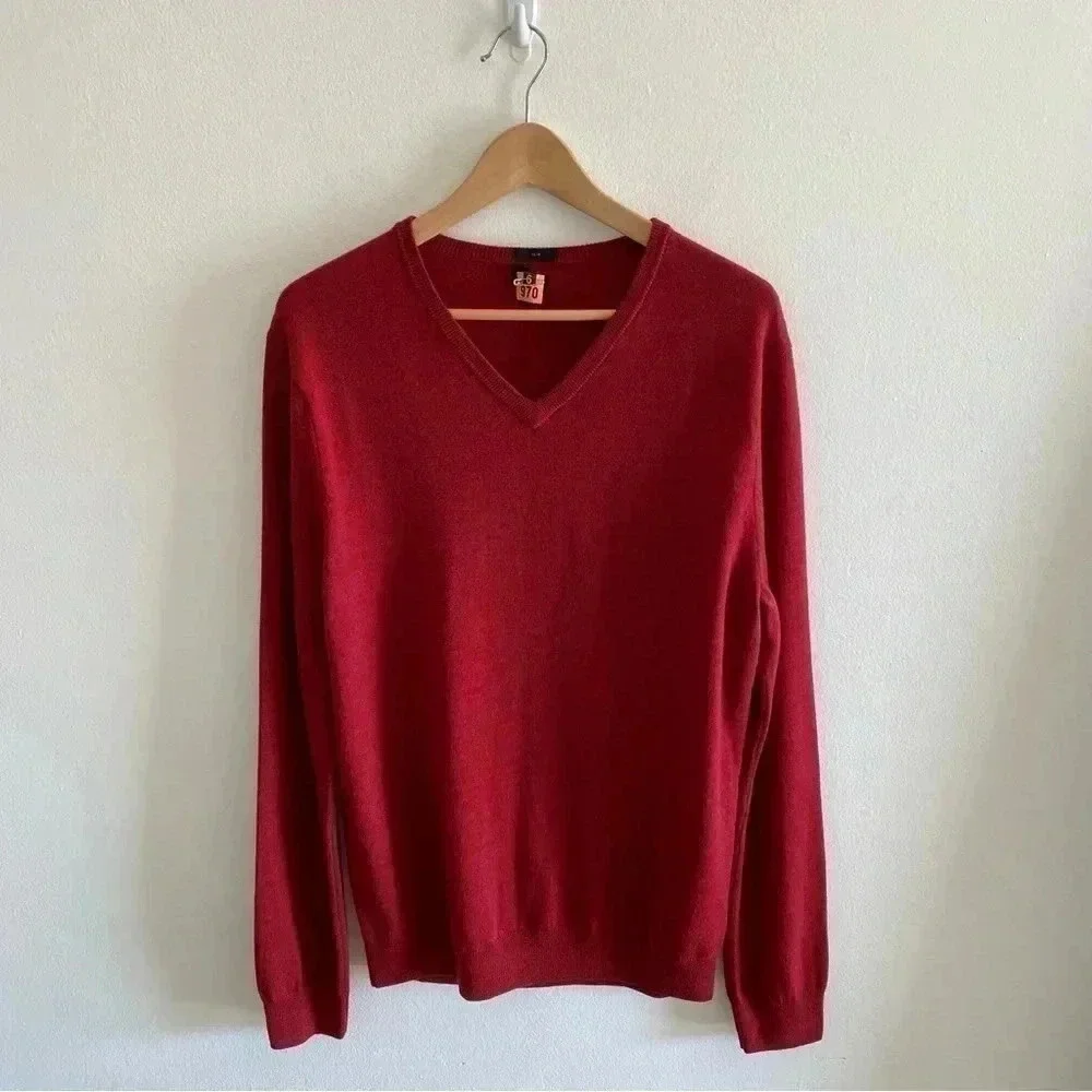 J. Crew‎ Merino Wool Sweater Red